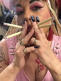 Aged housewives finger their pussies with passion