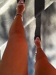 A married woman engaging in oral sex with other men while her husband is not present