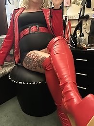 Some mature ladies have no shame and will take off their underwear for a photoshoot