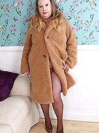 Revealing my ebony panties beneath a skimpy skirt