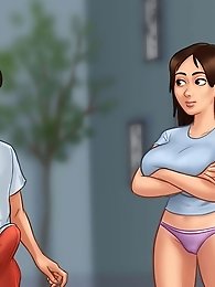 Let’s have some fun – Summertime Saga, Debbie’s solo play