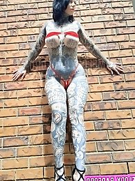 Melody Radford outside.