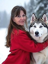 Christmas with a hot granny Carmen s festive and horny ai