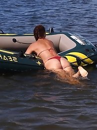 Tsunade was relaxing in the sauna when something unexpected happened